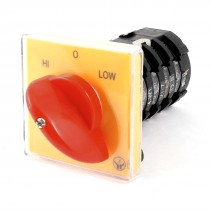 AC 500V 25A HI/O/LOW 16 Terminals Universal Rotary Changeover Switch