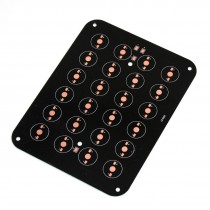 182mm x 142mm Rectangle Aluminum PCB Circuit Board for 24 x 1W/3W/5W LED