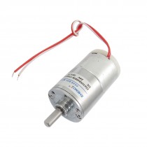 24V 15RPM Cylinder Shape 74mm Height Machine Micro DC Gear Motor