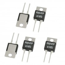 KSD-01F H70C 70 Celsius NO Normal Open Temperature Switch Thermostat 5 Pcs