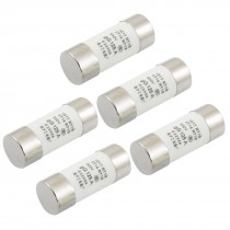 5 Pcs RO17 Series 500V 125A Cylinder Cap Ceramic Fast Blow Fuse Links 22x58mm