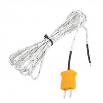 3 Meters Type K Thermocouple Temperature Measuring Probe -50C to 204C