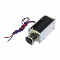 0946S-24D70 DC 24V 5mm Push Type Solenoid Electromagnet w Plunger