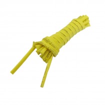 Ratio 2:1 2.5mm Dia Yellow Polyolefin Heat Shrinkable Tube 2M 6.6Ft