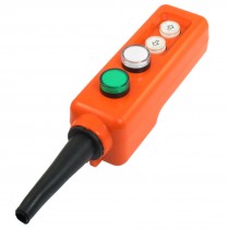 Green White LED Lamp Up-down Control Station Hoist Crane Pushbutton Switch 24V