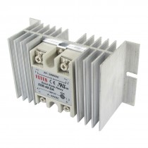 Temprature Control Solid State Relay SSR 40A 3-32V DC 24-380V AC with Heat Sink