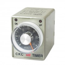 DC 12V 0-30 Minutes 30m Plastic Housing Delay Timer Time Relay 8 Pin AH3-3