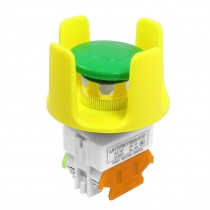 22mm Non Latching Contact NO/NC Green Mushroom Push Button Pushbutton Switch
