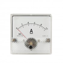 Class 2.5 Accuracy Analogue Current Panel Meter DC 0-10A Amperemeter