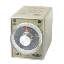 AC 380V 0-10 Minutes 10m Plastic Housing Delay Timer Time Relay 8 Pin AH3-3