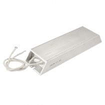 Silver Tone Aluminum Shell Braking Resistor 300W 25 Ohm