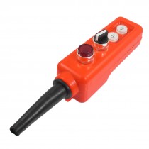 Crane Up-down Control Station Red Lamp Self Locking Push Button Switch 24V