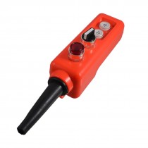 24V Latching Red Lamp 2-position Rotary Selector Up-down Hoist Pushbutton Switch
