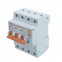 AC 400V 63A 3 Pole 3P+N Overload Protection Miniature Circuit Breaker