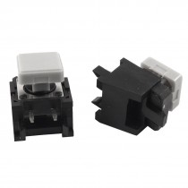 5pcs Momentary Tactile Push Button Switch Right Angle 12 x 12mm x 9mm w Gray Cap