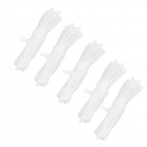 5 Pcs 6mm Diameter Clear Polyolefin Heat Shrinking Tube 2M 6.6Ft