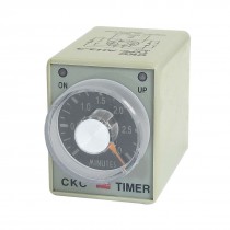 AC 380V 0-3 Minutes Plastic Housing Delay Timer Time Relay 8 Pin AH3-3