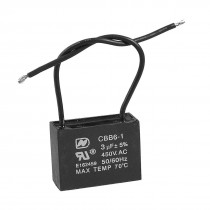 CBB61 Model Polypropylene Film Motor Run Capacitor AC 450V 3uF