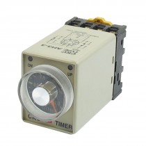 AH3-3 12VDC Power On 0-1s 1 Seconds Delay Timer Time Relay w Base