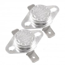 2 Pcs KSD301 180C Normal Closed Ceramic Thermostat Switch
