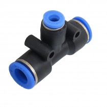 Pneumatic 10mm to 6mm One Touch Connector Tee Shaped Quick Fitting