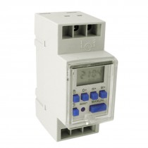 DC 12V Control Voltage Din Rail Type Programmable Timer