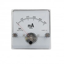 Class 2.5 Accuracy DC 500mA Analog Ammeter Gauge YS-80 