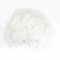 5000 Pcs Motherboard Flat Nylon Washers White 8mm x 4mm x 1mm