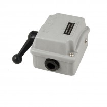 500V 15A 2 Position 3 Pole Motor Starter Protector Gray