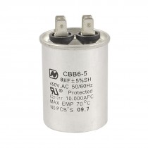 AC 450V 8uF Air Conditioner Motor Run Capacitor CBB65