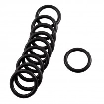 10 Pcs 24mm x 17mm x 3.1mm Rubber O Ring Oil Seal Gaskets