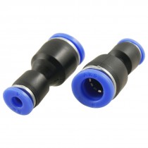 2 Pcs 8mm to 4mm Straight Pneumatic Fitting Push In Quick Connectors