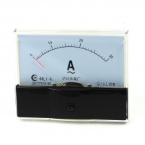 Rectangle Shaped Analog AC 0-30A Scale Range Ampere Ammeter Panel Meter