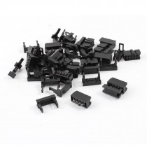 15 x Dual Row IDC Connector FC-8P 2x4Pin Female Header 2.54mm Pitch