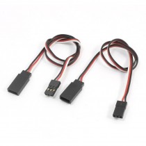 2pcs RC Model Lipo Battery Charger M/F JST Plug Connector Cable Wire 30cm