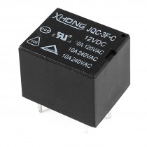 DC 12V Coil SPDT 5 Terminals Mini Power Relays PCB Type JQC-3F-C