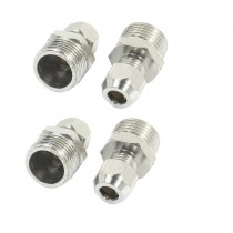 4pcs 3/8PT Male Thread 10mm Dia Hose Quick Release Coupler Connector