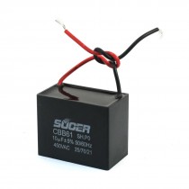 CBB61 AC 450V 10uF 5% Air Conditioner Electric Fan Running Capacitor
