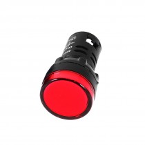 Round Top Red LED Pilot Signal Indicator Lamp AC 380V 20mA