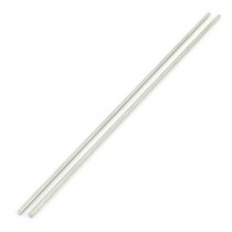 2Pcs 2mm Dia DIY Model Stainless Steel Circular Round Rod Bar 6.3" Long