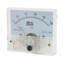 AC 0-100mA Class 2.5 Current Testing Panel Analog Meter Ammeter 85L1