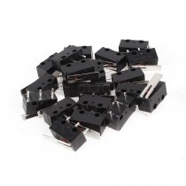 20 Pcs YD-012-13.5-2 3Pin SPDT NO+NC Tact Limit Micro Switch AC 125V 1A