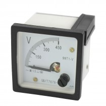 AC 0-450V Class 1.5 Square Analog Volt Panel Mount Meter Gauge