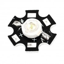 110-120LM 3W Green Light LED Emitter Lamp Bead w Heat Sink Base 3.0-3.8V