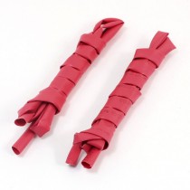 2 Pcs 600V 125C Red Insulated RC Model Heat Shrink Tube Pipe 6mm 3.3ft