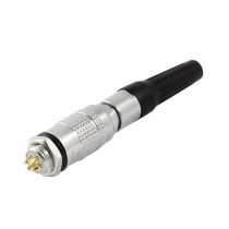 8mm Panel Hole 4 Pins Aviation Quick Connector Straight Plug DC 30V 0.2A