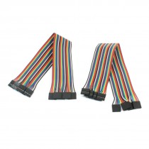10pcs 6P-6P Female to Female Breadboard Connect Test Jumper Cable Wire 30cm