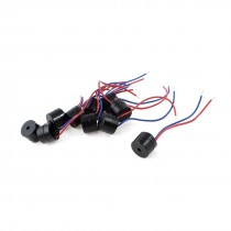 10PCS DC 12V Wired Connector Active Plastic Alarm Electronic Buzzer 85dB
