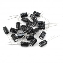 20pcs 12.5mm x 8mm 3mm Lead Pitch Electrolytic Capacitors 470uF DC 16V