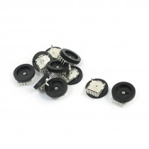 10pcs A Type 50K Ohm 16mm Round Plate Variable Resistor Potentiometers